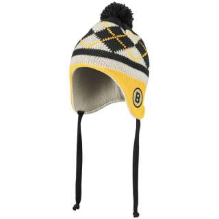 Boston Bruins CCM Classics Tassel Knit Pom Ski Hat  