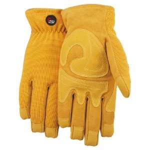  Midwest Gloves and Gear 110PWS, Pro Power Suede Cowhide 