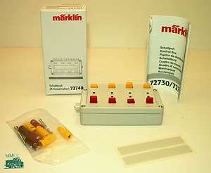 Marklin HO 72740 Control box 4 on off swiches  