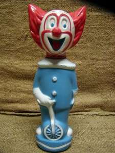 Vintage Bozo the Clown Soaky  Antique Toy Character  