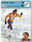 INGEMAR STENMARK Skiing 1977 ITALY SPORTSCASTER CARD  