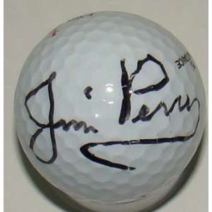  Jim Perry SIGNED Baseball Golf Ball INDIANS Sports 