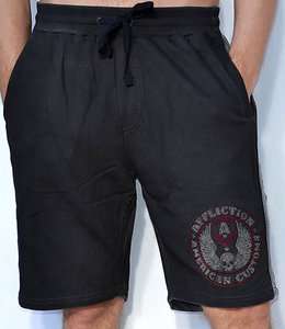   American Customs FINAL TOUCH Shorts   Sweats   NEW   10WS425   Black