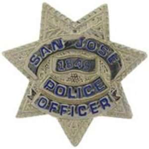  San Jose California Police Officer Badge Pin 1 Arts 
