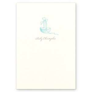  Blue Basket Letterpress Thank You Thank You Notes Office 