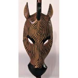   14 1/2 Handmade Wooden Mask From Kenya Africa No. 2 
