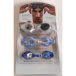  Speedo Professional Swim Goggles   A Set of 3
