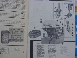 1969 4 HP EVINRUDE OWNER MANUAL PACKET #4906 4902 4936 LIGHTWIN 