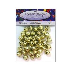  Accent Design Jingle Bell Value Pack 12mm 45pc Gold (6 