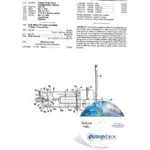    NEW Patent CD for RAIL HOLE SWAGING MACHINE 