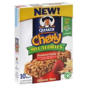 Quaker Chewy Strawberry Vanilla Granola 10 Bars Per Pack (2 Pack)
