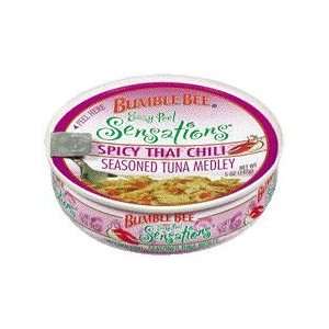 Bumble Bee Sensations Spicy Thai Tuna Medley 5 oz cans   Pack of 6