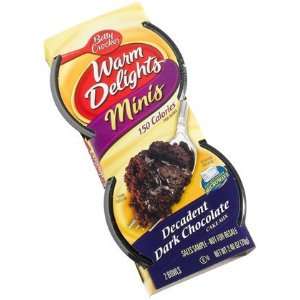  Betty Crocker Warm Delights Minis, Decadent Dark Chocolate 