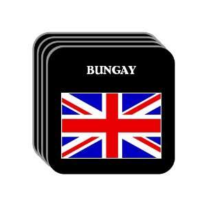  UK, England   BUNGAY Set of 4 Mini Mousepad Coasters 