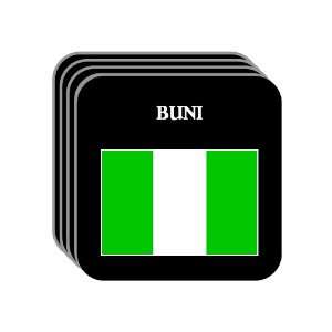  Nigeria   BUNI Set of 4 Mini Mousepad Coasters 