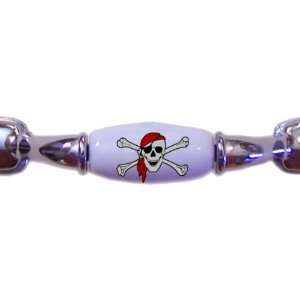  Skull Crossbones Bandana CHROME DRAWER Pull Handle 