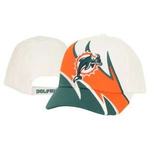 Miami Dolphins Lightning Strike 3 Color Adjustable Baseball Hat (One 