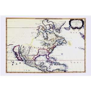     Historic American Reproduction Map or Wall Art
