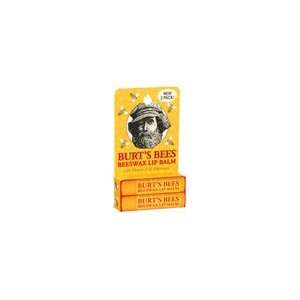  Burts Bees Beeswax Lip Balm, (Pack of 3) Beauty