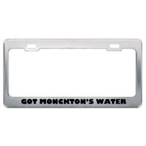  Got MoncktonS Water Rat? Animals Pets Metal License Plate 