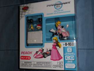 Nintendo Super Mario Kart Wii Princess Peach Micro RC Car Remote 