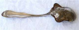 Antique Silver Plate, Beautiful Fruit Serving Spoon. So very ornate 