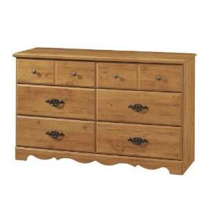  Prairie Collection Dresser in Country Pine Finish