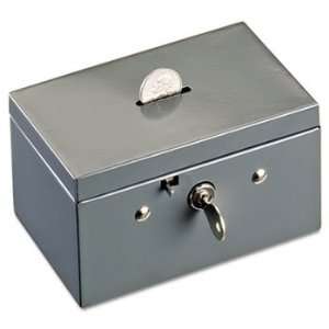  Industries 221533001   Small Cash Box with Coin Slot, Disc Lock, Gray