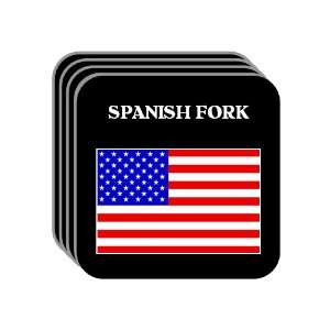  US Flag   Spanish Fork, Utah (UT) Set of 4 Mini Mousepad 
