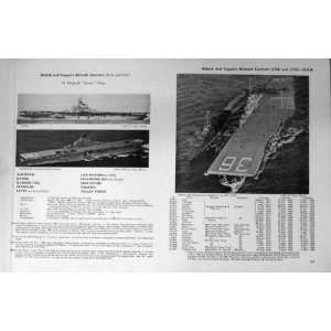  1953 54 Carrier Ships Enterprise Randolph Antietam