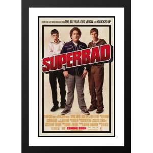  Superbad 32x45 Framed and Double Matted Movie Poster 