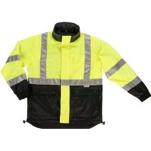  GLoWEAR 8360 Class 2 Reversible Work Jacket, Black and 