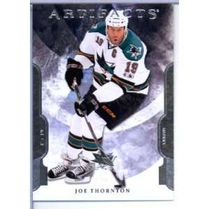  2011 12 Artifacts #92 Joe Thornton ENCASED Trading Card 