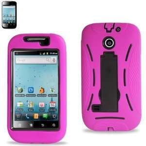  (Super Cover) Hard Case for Huawei Ascend II M865 Pink & Black 