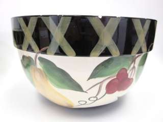 LOT 3 PATRICIA BRUBAKER Ceramic Fruit Nesting Bowls  
