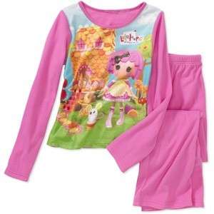 Lalaloopsy Fleece PJs Crumbs Sugar Cookie   Pink Sleepwear  