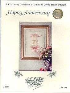 Sue Hillis Happy Anniversary Chart & Charm Cross Stitch  