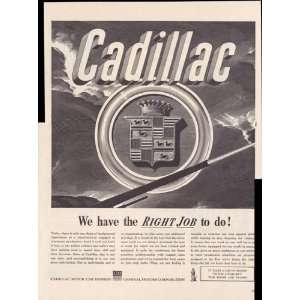Cadillac General Motors War Effort Buy War Bonds 1942 Original Vintage 
