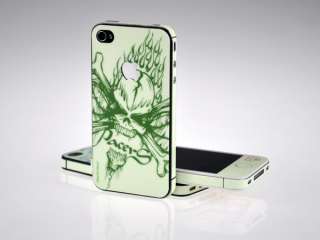   Luminous Full Decal Skin Sticker Protector For Apple iphone 4S  