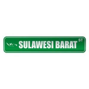 SULAWESI BARAT ST  STREET SIGN CITY INDONESIA