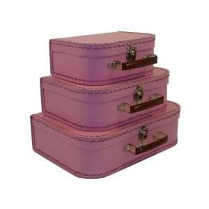  Cargo Cool Euro Suitcases, Pink Blush, Set of 3