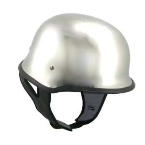  DOT German Style Chrome Half Face Motorcycle Helmets XL 