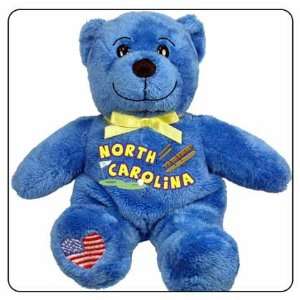    North Carolina Symbolz Plush Blue Bear Stuffed Animal Toys & Games