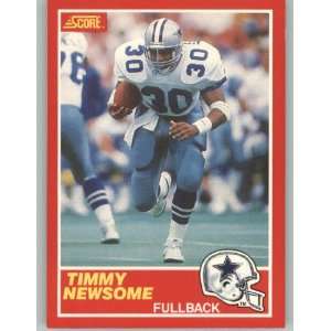  1989 Score #183 Timmy Newsome   Dallas Cowboys (Football 