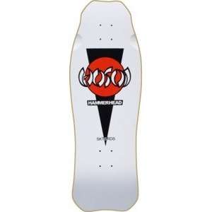  Hosoi Christian Hosoi Hammerhead OG White Skateboard Deck 