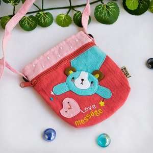   Applique Mini Swingpack Bag Purse / Wallet Bag / Camera Bag (4.8*5.2