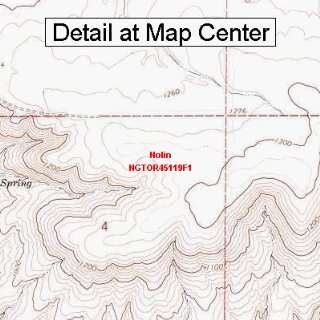  USGS Topographic Quadrangle Map   Nolin, Oregon (Folded 