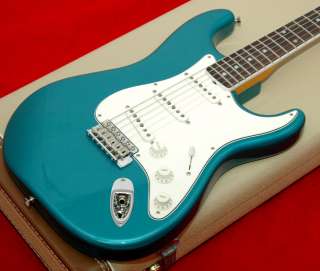 New USA Fender ® Eric Johnson, Stratocaster, Strat Aqua Firemist Blue 
