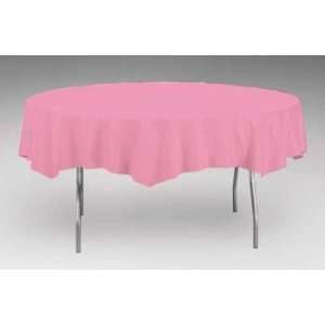 Round Table Cover 2/Ply Poly Tissue, Candy Pink 