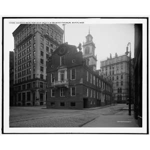  Old State House from about the site of the Boston Massacre 